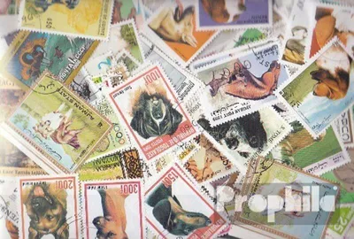 Produktbild von Briefmarken Motive 500 verschiedene Haustiere Marken