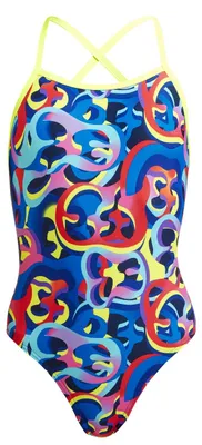 Funkita Badeanzug Mädchen Organica Bunt chlorresistent