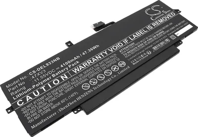 Produktbild von TECHTEK Laptop Akkus Kompatibel mit [DELL] Latitude 9330, Latitude 9330 2-in-1, Latitude 9330 4JG2Y, Latitude 9330 6W5R4, Latitude 9330 V2KRT Ersetzt