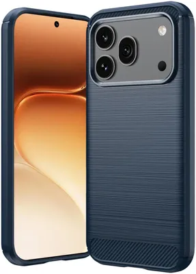 Obrázok produktu pre Puzdro pre HONOR 600/600 Pro - Silikónový zadný kryt Phonesta Carbon - Modrý