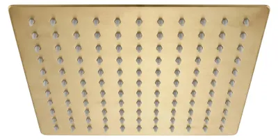 Zdjęcie produktu dla Rea Deszczownica Kwadratowa Js-p015bg 25cm Złota Szczotkowana