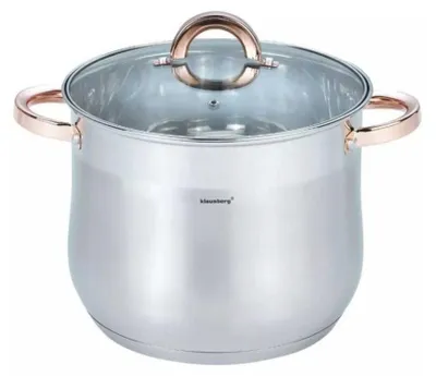 Image de Klausberg marmite Gastro avec couvercle 24cm 8,6 litres 56682