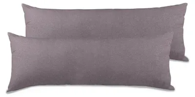 Produktbild von Classic Line Baumwoll Kissenbezug 2er-Set 40 x 145 cm dunkelgrau