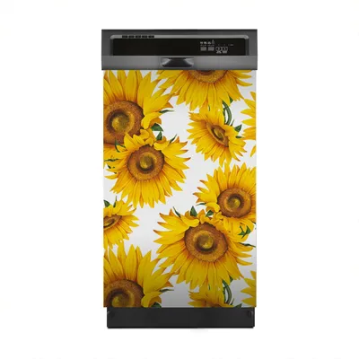 Produktbild von Aufkleber sticker 45x70 cm Dekorative folie Spülmaschine - Sonnenblume Blumen