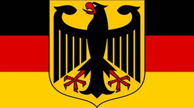 Produktbild von Flagge Deutschland mit Adler 90x150 cm
