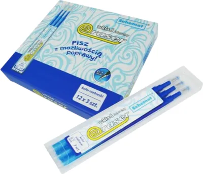 Produktbild von Wkład ścieralny Eraser niebieski 3szt