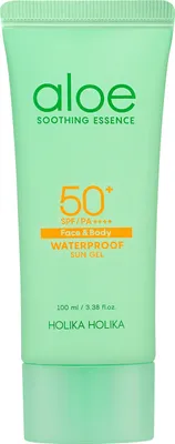 Produktbild von Holika Holika Aloe Hydratationsemulsion Soothing Essence SPF50+ Face & Body Waterproof Sun Gel 100 ml