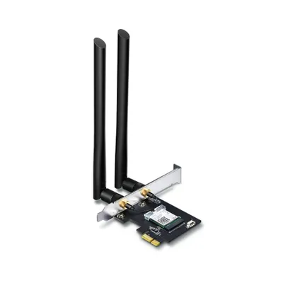 Produktbild von TP-Link AC1200 WLAN Bluetooth 4.2 PCIe Adapter, Eingebaut, Kabellos, PCI Express, WLAN / Bluetooth, 867 Mbit/s, Schwarz