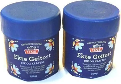 Produktbild von Ekte Geitost zwei Laibe 2 x 750g norwegian goat cheese