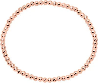 Produktbild von Unique Damenarmband mit Perlen aus 925er Silber, rosévergoldet