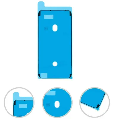 Produktbild von Aplong kompatibles LCD-Klebesiegel, kompatibel mit iPhone X in Schwarz