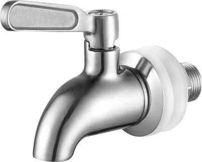 Produktbild von Famanu Getränkekran aus Edelstahl - für Bierfässer, Weinfässer und Wasserspender
