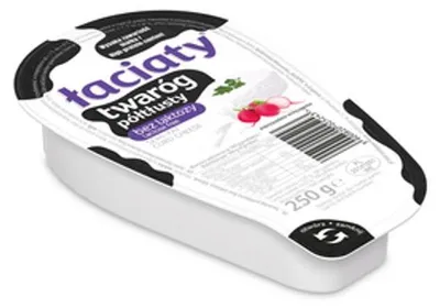 Zdjęcie produktu dla Twaróg klinek Łaciaty 250g półtłusty bez laktozy