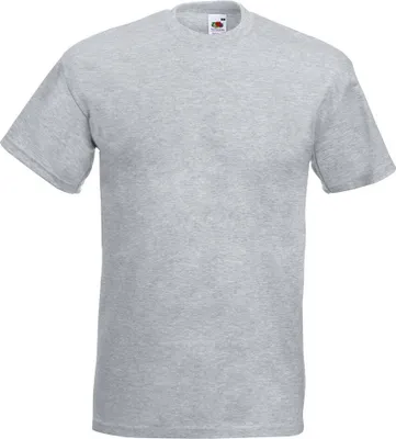 Produktbild von Fruit of the Loom 61-044-0 | Super Premium Herren T-Shirt - Farbe: Heather Grey - Größe: XL
