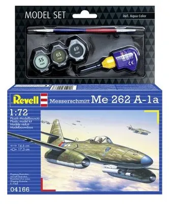 Zdjęcie produktu dla Revell Model Set Messerschmitt Me 262 A1a 1:72