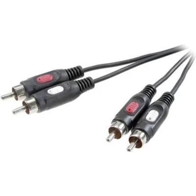 Produktbild von CONRAD SpeaKa Professional Cinch Audio Anschlusskabel [2x Cinch-Stecker - 2x Cinch-Stecker] 10 m Sch