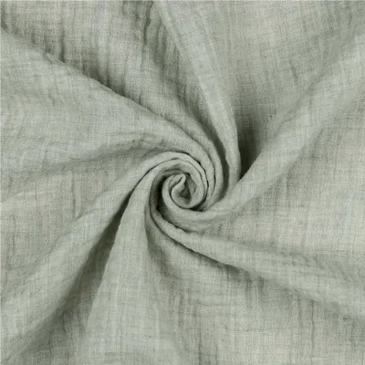 Musselin-Stoff meliert ab 50x136cm uni Oeko-Tex Double Gauze Windeltuch Mulltuch Baumwolle natur