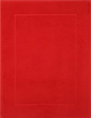 Produktbild von Betz Badvorleger Premium 50x70 cm 1er Set – Badematte aus 100% Baumwolle, ca. 650 g/m², ® Standard 100, saugstark & weich Farbe rot