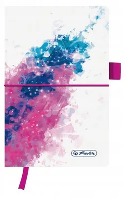 Produktbild von HERLITZ MULTICOLOR LINIERTES NOTIZBUCH A5 96 Blatt rosa Schleife