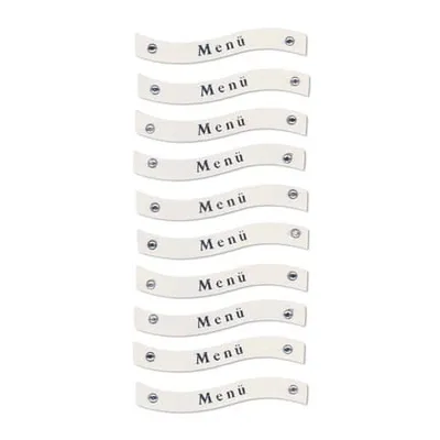 Produktbild von Menü - silber auf Marble white (6)