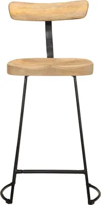 Obrázek produktu pro vidaXL Barová židle 2 ks 49x43x88 cm z masivního mangového dřeva