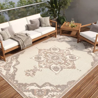 Obrázok produktu pre Koberec Tapiso PATIO Outdoor – koberec na balkón a terasu, odolný voči poveternostným vplyvom a nenáročný na údržbu, 200 x 300 cm