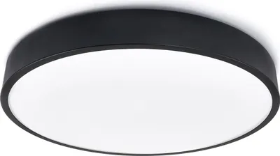 Produktbild von KOLORENO LED Aufputz Rundpaneel 48W - Neutralweiß (4500K), Schwarz, Φ400x53mm
