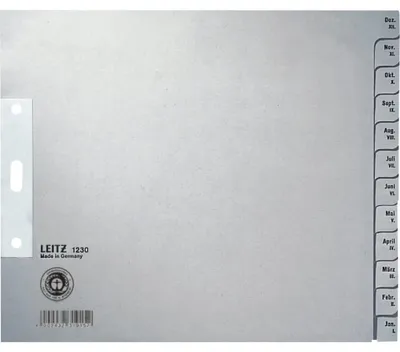 Produktbild von Leitz Register Monate, Papier