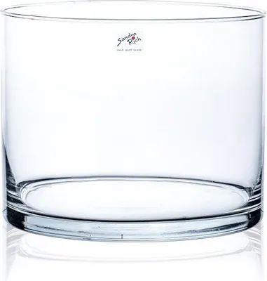 Produktbild von Glasvase, Dekoglas, Tischvase CYLI H. 20cm D. 25cm zylindrisch rund Sandra Rich