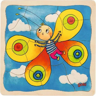 Produktbild von Schichtenpuzzle Die Raupe