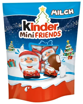 Zdjęcie produktu dla Ferrero kids Mini Friends mleko zabawne figurki opakowanie 122g