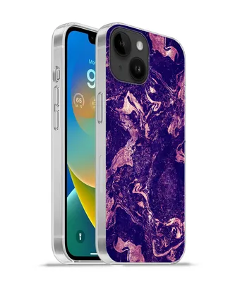 Produktbild von MuchoWow® Handyhülle Schutzhülle Hülle für Apple iPhone 14 - Softcase Marmor - Naturstein - Mineralien Silikon Softcase Handy Hülle - Mobiltelefonhülle