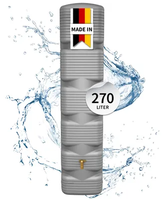 Productafbeelding van 4rain QUADRO wandtank 270 L betongrijs, AI-gegenereerde afbeelding