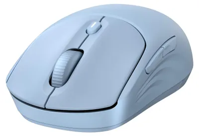 Imagen del producto de Ratón inalámbrico HP Tichá 400, apto para diestros y zurdos, tecnología inalámbrica RF y Bluetooth, 6000 DPI, color azul