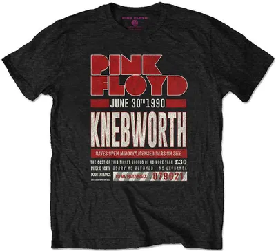 Zdjęcie produktu dla Pink Floyd Knebworth '90 Red Black XL Koszulka