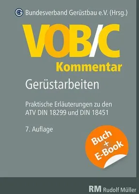 Produktbild von VOB/C Kommentar - Gerüstarbeiten mit E-Book (PDF)