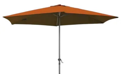 Immagine prodotto di Ombrellone a palo centrale con telo diametro 300xH240 cm in poliestere -  Terracotta