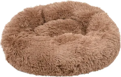 Immagine prodotto di Cuccia per cani Flamingo Krems rotonda color moka, dimensioni: 50 cm