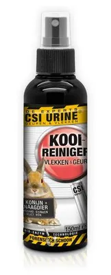 Productafbeelding van CSI Urine Kooireiniger spray 150 ml voor urinegeur en urinevlekken in konijnen- en knaagdierkooien 150ML
