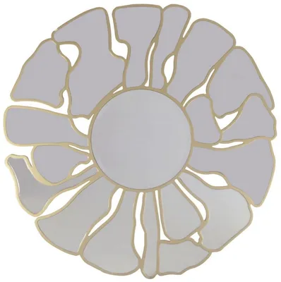 Immagine prodotto di Casa Padrino specchio oro Ø 92 cm - Specchio rotondo da parete per soggiorno - Specchio per armadio - Specchio per camera da letto - Collezione lusso