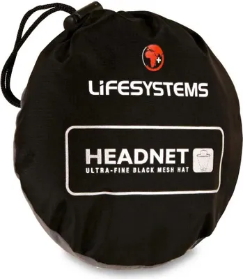 Produktbild von Lifesystems Headnet Ultra-fine Mesh Hat Moskitonetz Schwarz Schwarz One Size