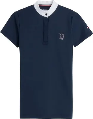 Immagine prodotto di Tommy Hilfiger Performance show shirt donna manica corta con strass DESERT SKY FS 2023, taglia:S