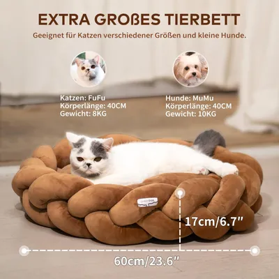 Obrázek produktu pro Kočičí pelíšek B01001, vyrobený z měkkého materiálu, určený pro použití v interiéru