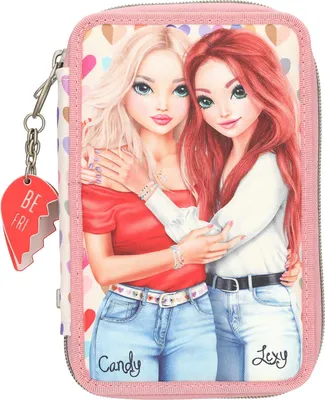 Produktbild von TopModel TOPModel 2 Fach Federtasche HEART TO HEART