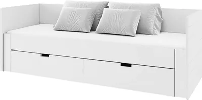 Produktbild von Kondela Klappbett mit Stauraum Antony 90x200 cm - weiß