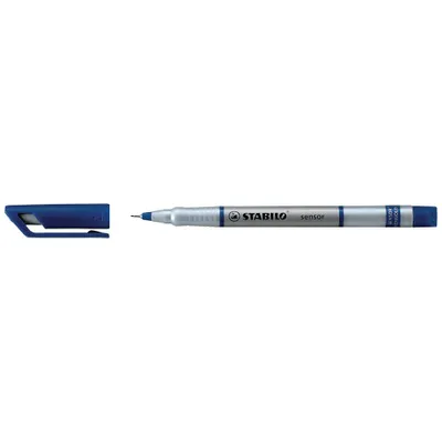 Obrázek produktu pro Fineliner s pružinovým hrotem - STABILO SENSOR F - jemný - Jedno pero - modré