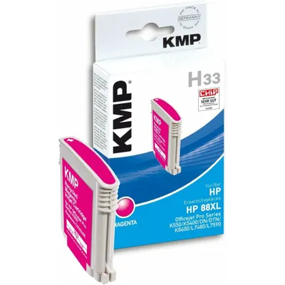 Produktbild von KMP H33 Tintenpatrone magenta komp. mit HP C 9392 AE Nr. 88 XL