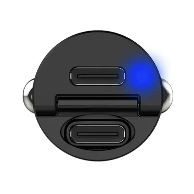 Produktbild von Celly CCMINI2USBCBK Ladegerät für mobile Geräte Schwarz Auto