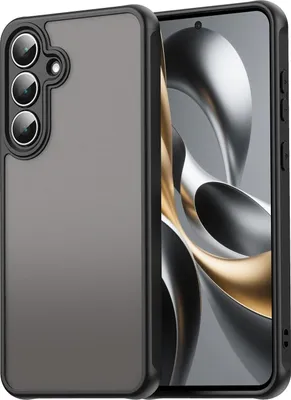Obrázok produktu pre Puzdro pre Samsung Galaxy S25 FE - Zadný kryt Phonesta AirFrost Polopriehľadné - Matná čierna