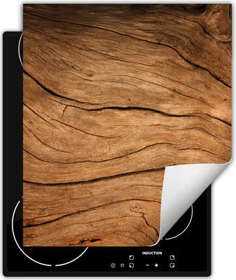 Immagine prodotto di DarHaus piastra di copertura 45x52 cm tappetino antiscivolo arrotolabile, legno - naturale